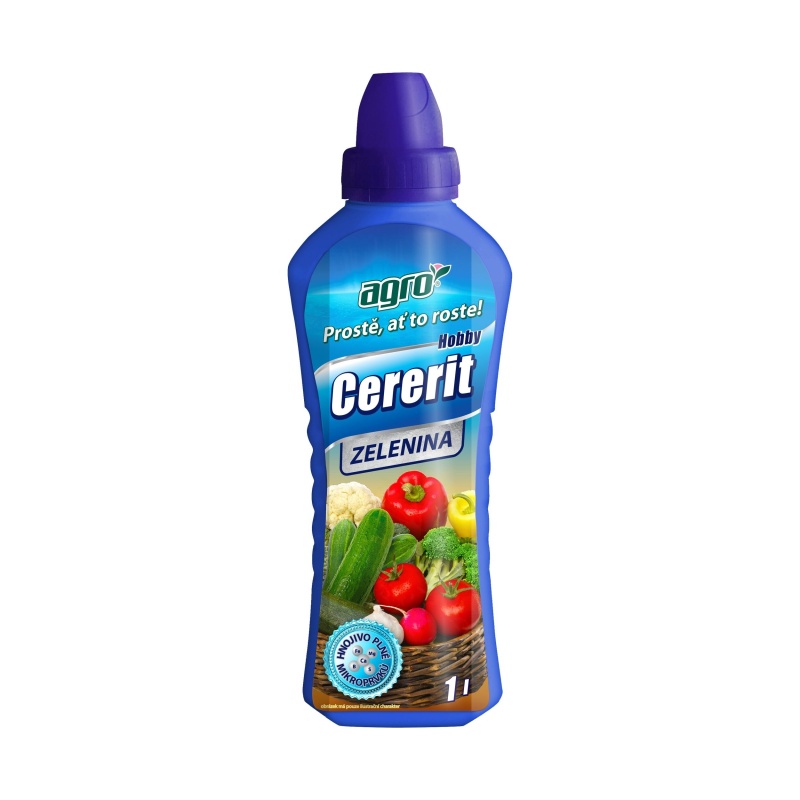 Kapalná hnojiva - Agro Cererit hobby zelenina 1l