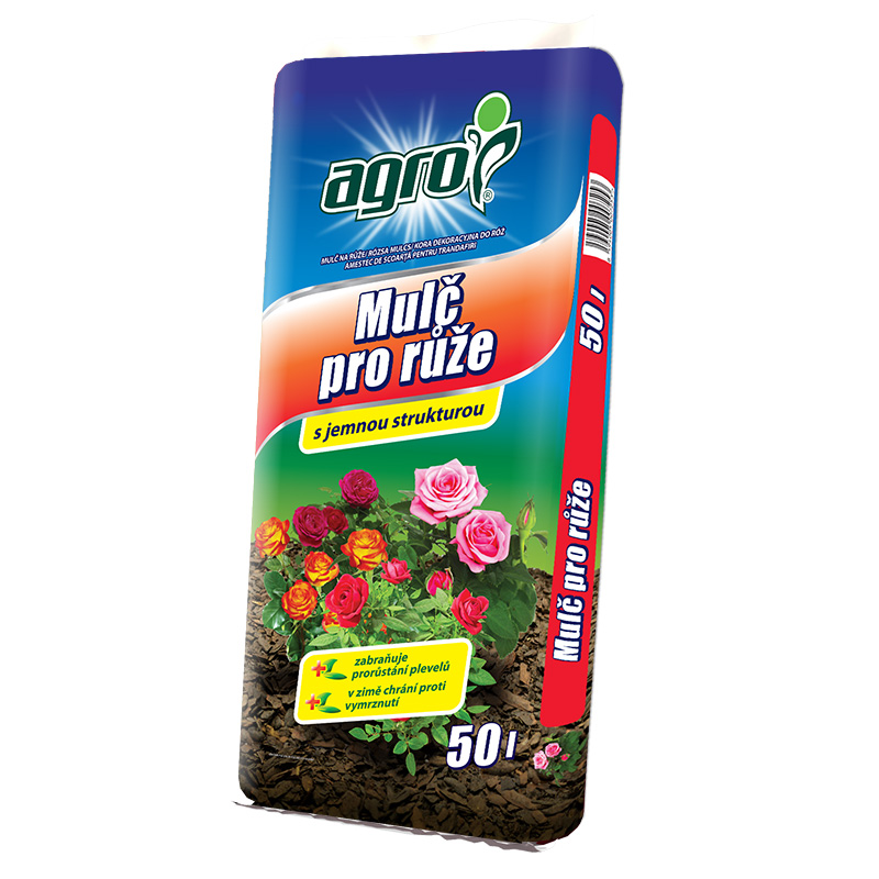 Substráty a mulče - Agro mulč pro růže 50 l