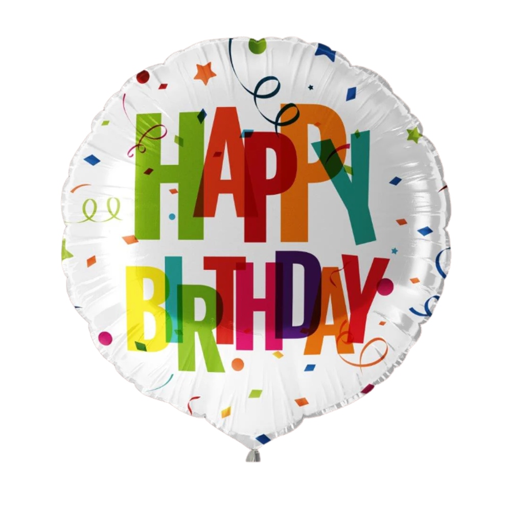 Dětské zboží - Balónek Happy Birthday 45cm