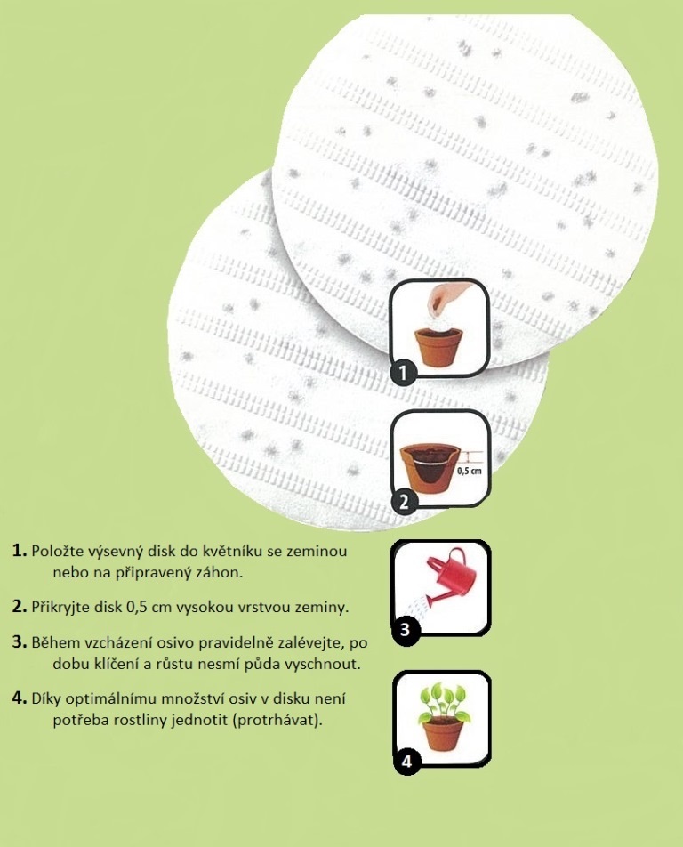 Bazalka výsevní disk-0