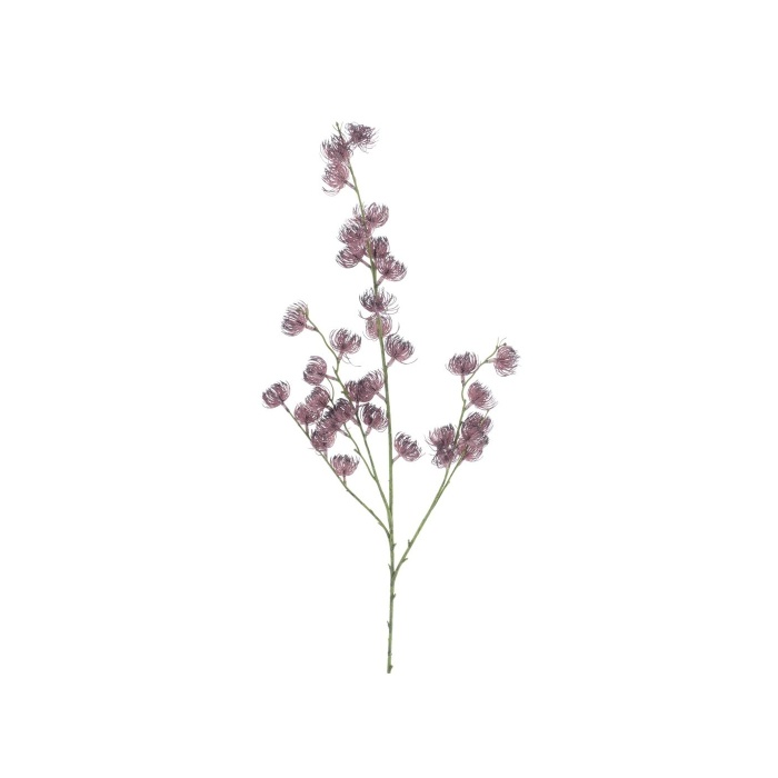 Letní umělé květiny - Bodlák řezaný umělý purpurový 100cm