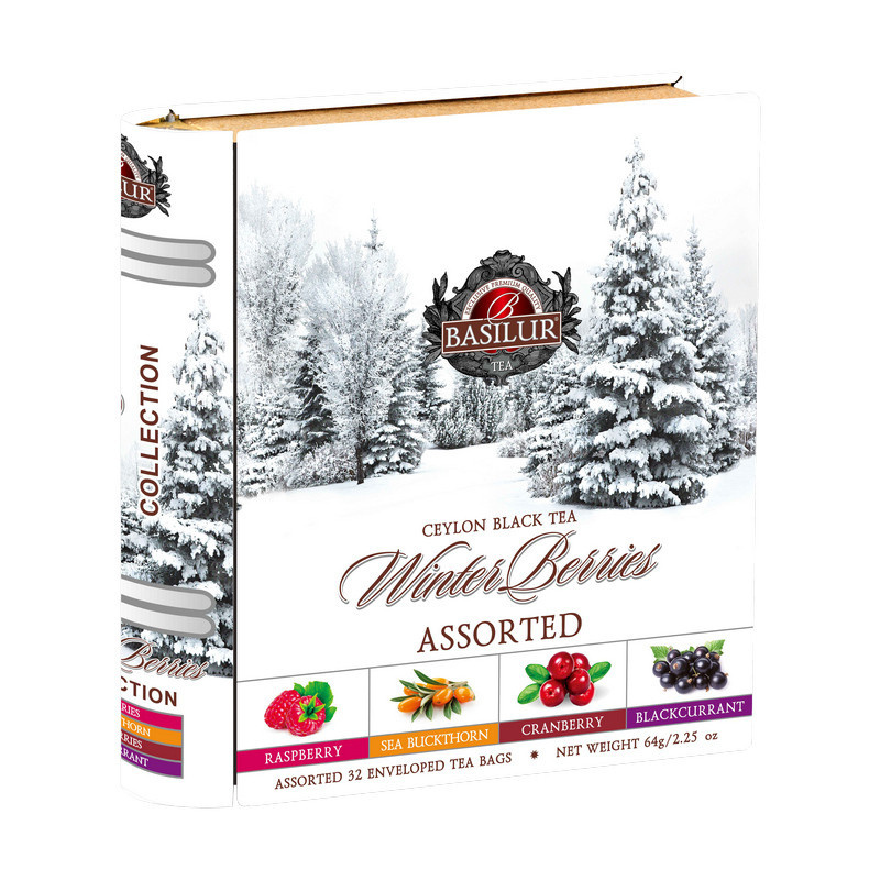 Nápoje - Čaj Basilur Book Winter Berries Assorted 32x2g