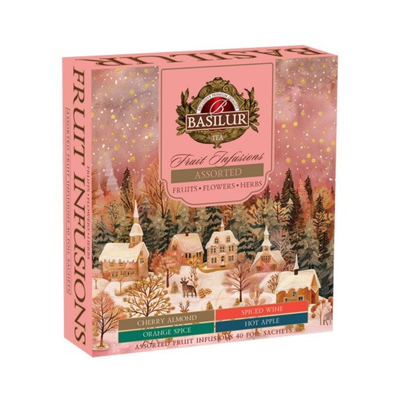Nápoje - Čaj Basilur Fruit Infusions Assorted 40x1,8g