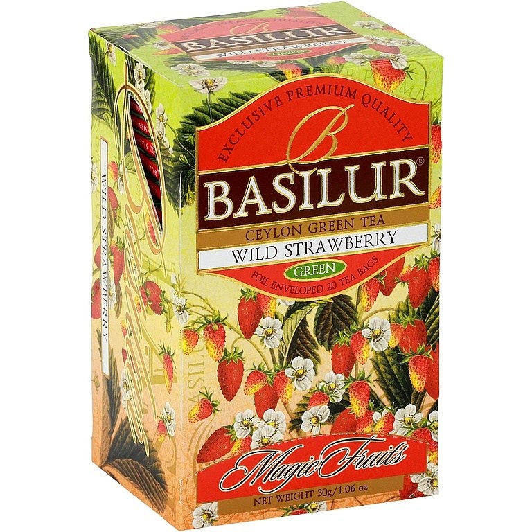 Nápoje - Čaj Basilur Magic Wild Strawberry 20x1,5g