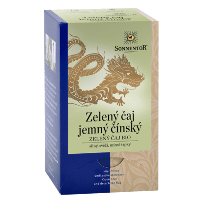 Nápoje - Čaj zelený Jemný čínský BIO porcovaný 27g Sonnentor