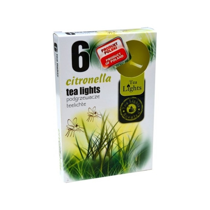 Čajové svíčky - Čajové svíčky Citronella 6ks