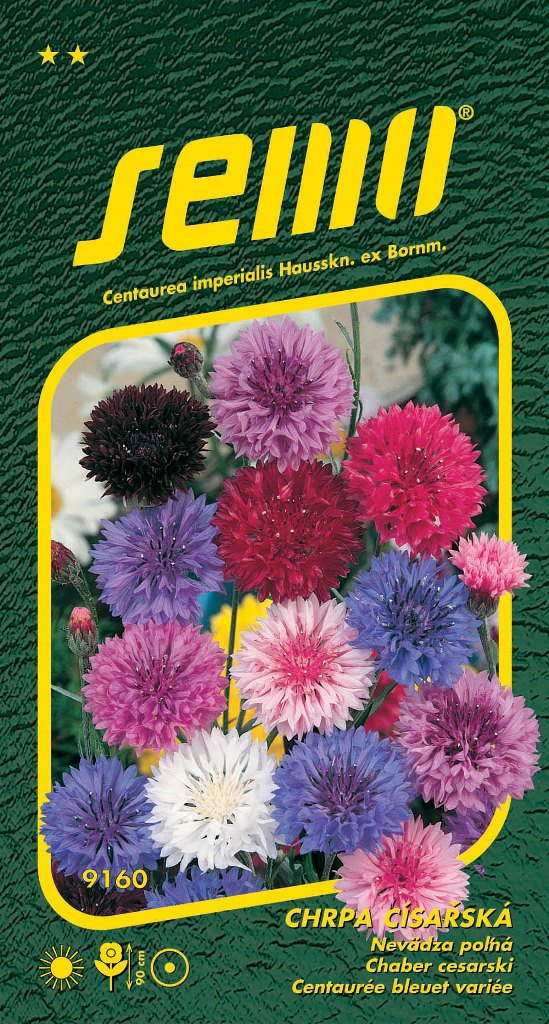 Osivo letniček - Chrpa císařská směs