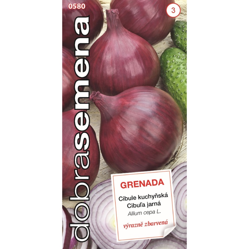 Osivo zeleniny - Cibule červená GRENADA (DS)