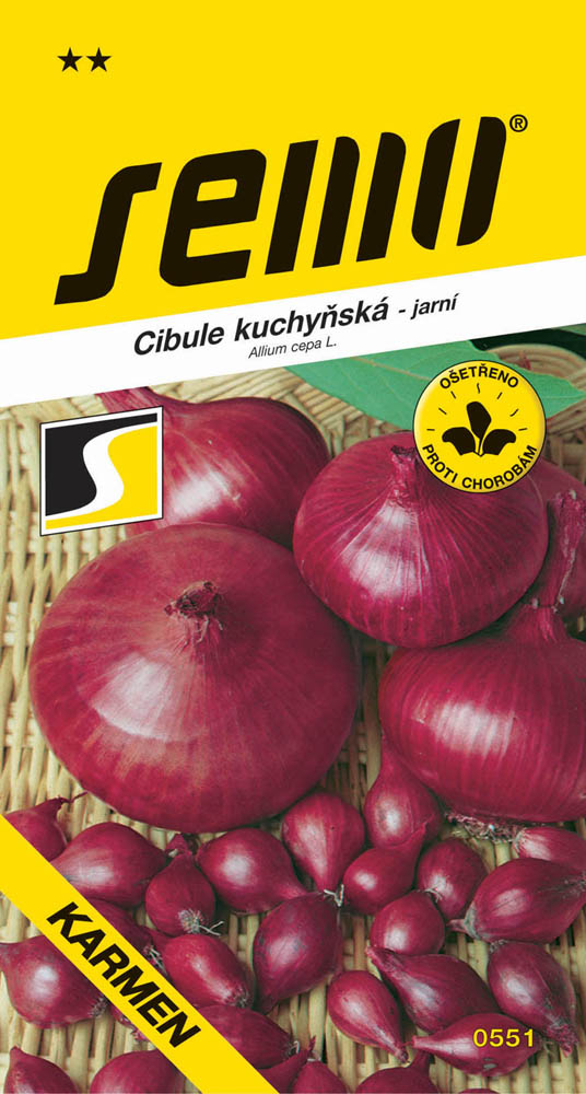 Osivo zeleniny - Cibule jarní Karmen červená