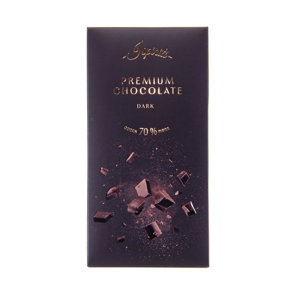 Čokoládové pochoutky - Čokoláda ISPIRITI 70% hořká 80g
