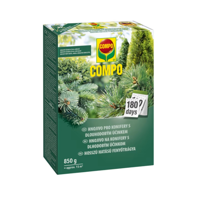 Granulovaná hnojiva - COMPO Dlouhodobé hnojivo pro konifery 850g