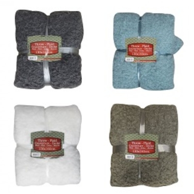 Polštáře a deky - Deka 130x160cm mix