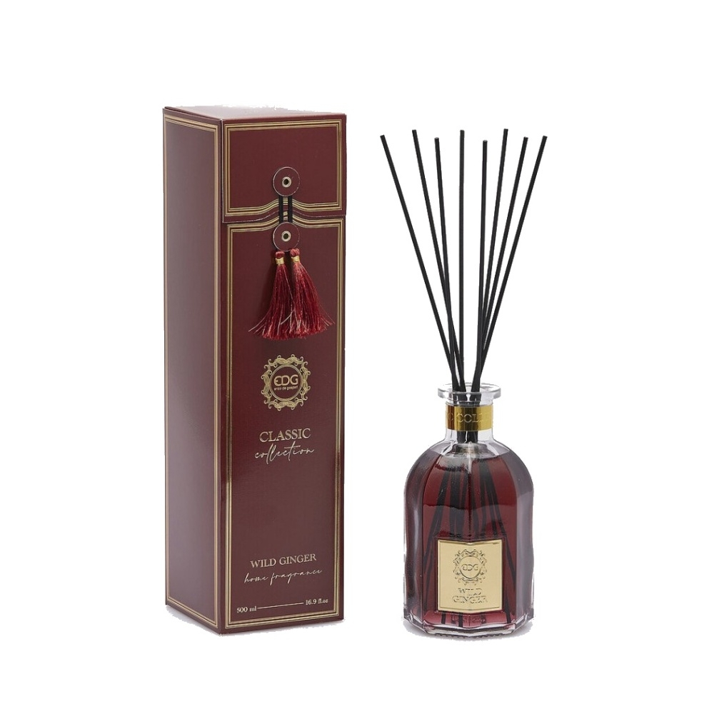 Difuzéry - Difuzér stébla CLASSIC Wild Ginger 500ml