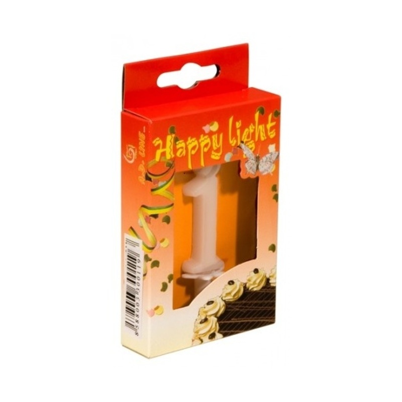 Svíčky na dort - Dortová svíčka číslo 1