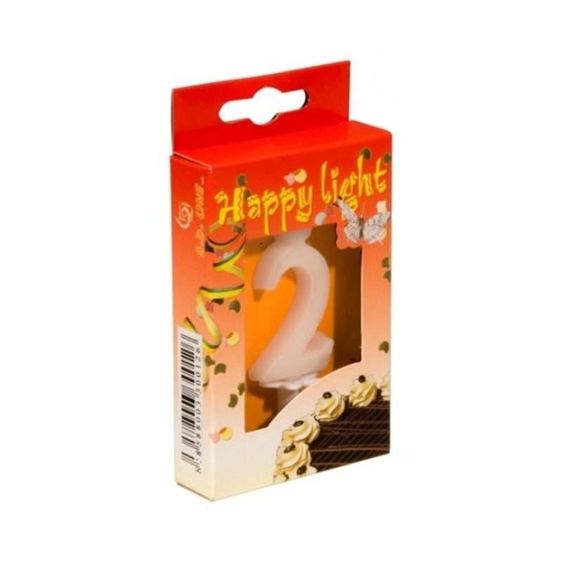 Svíčky na dort - Dortová svíčka číslo 2