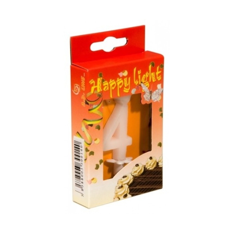 Svíčky na dort - Dortová svíčka číslo 4