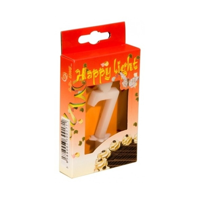 Svíčky na dort - Dortová svíčka číslo 7