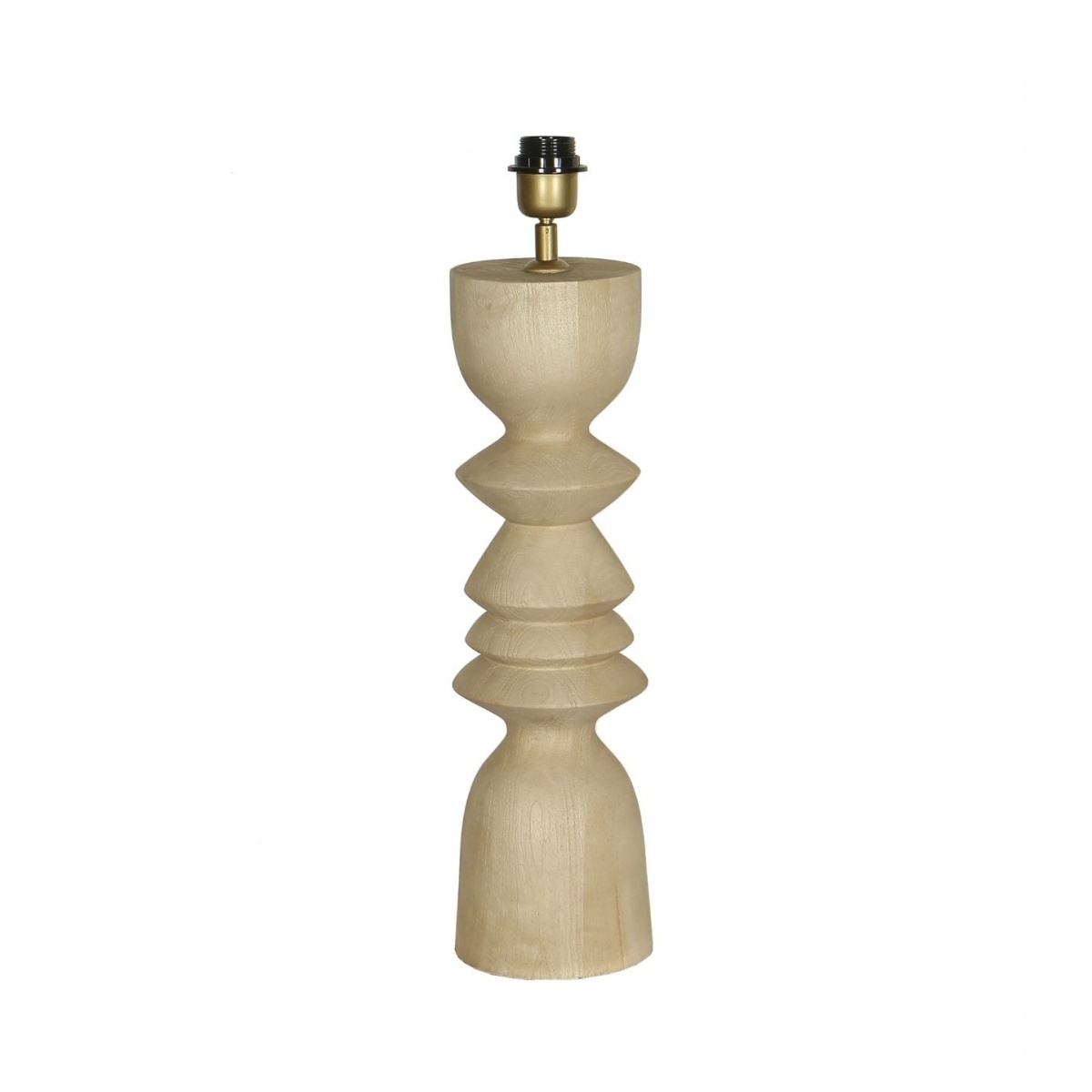 Lucerny a lampy - Dřevěný vyřezávaný podstavec pro lampu ELAINE 50cm