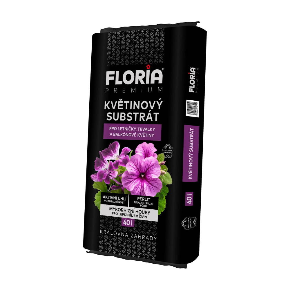 Substráty a mulče - FLORIA Substrát květinový s mykorhizou 40l