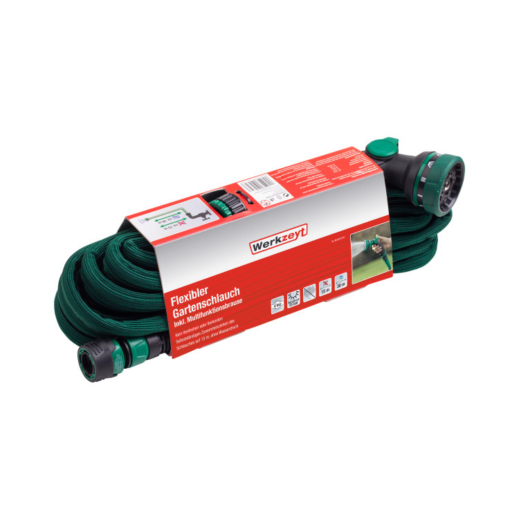 Hadice flexibilní s postřikovačem 15-30m-0