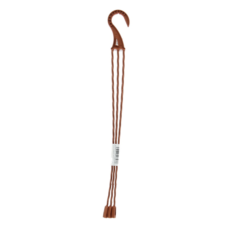 Držáky a háky na truhlíky - Hák pro závěsný  květináč 20cm terakotový 33cm