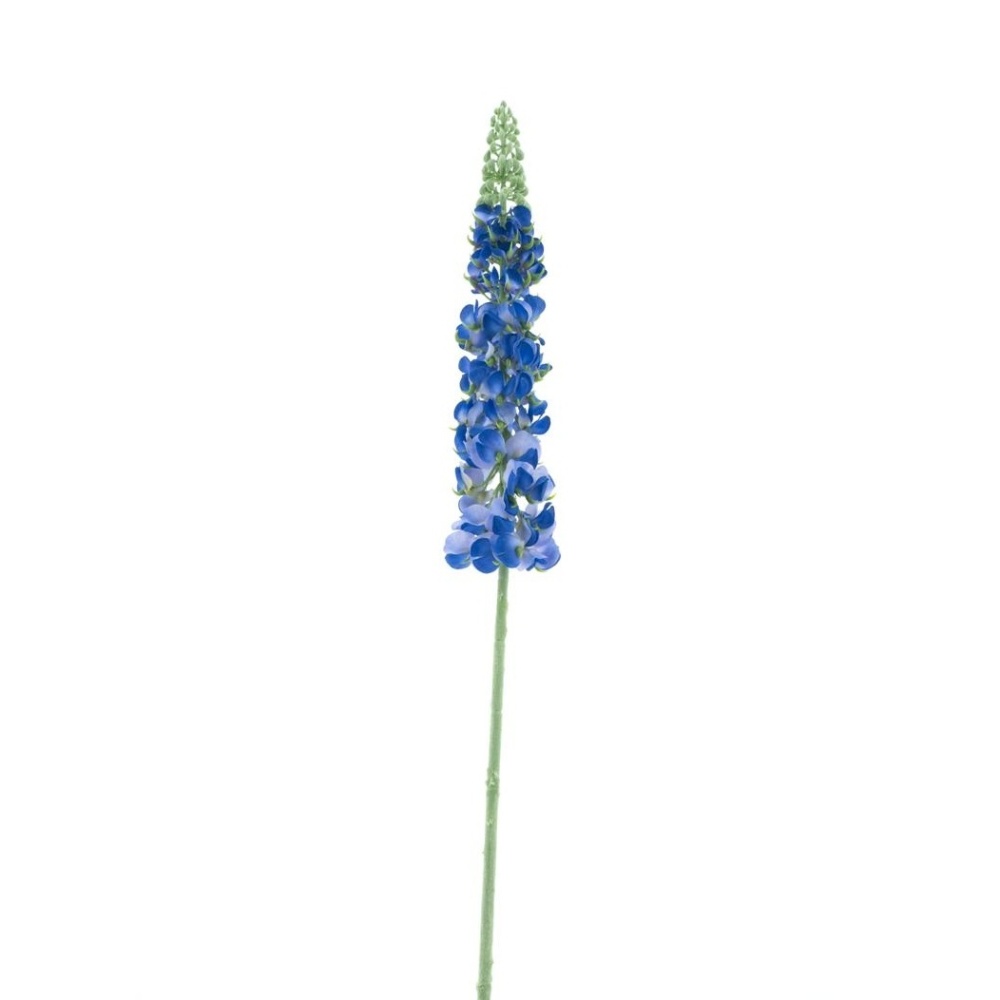 Letní umělé květiny - Hledík AMBER řezaný umělý modrý 108cm