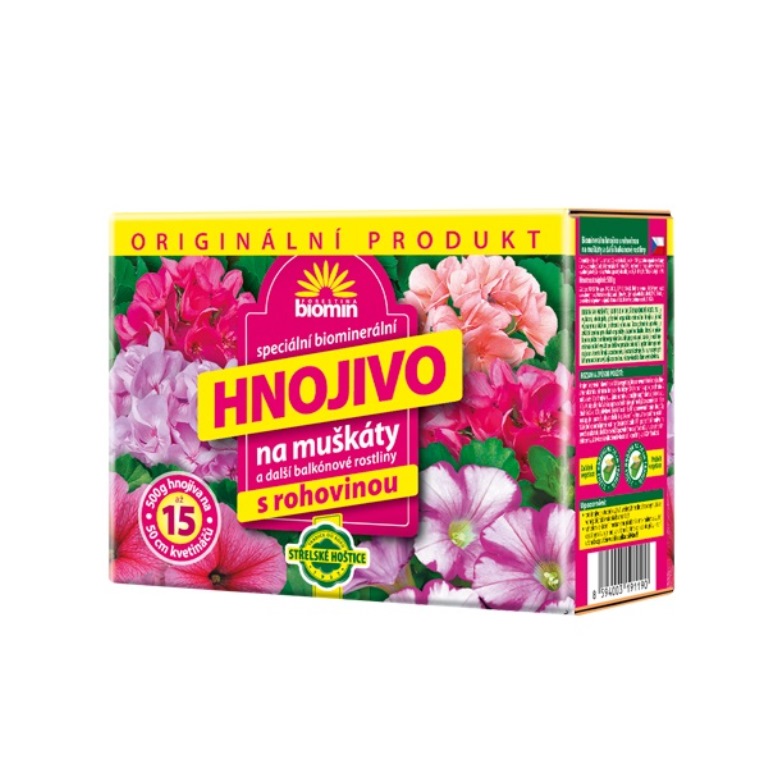 Hnojiva - Hnojivo Biomin na muškáty 500g