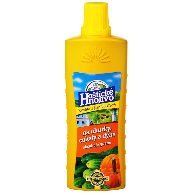 Hnojiva - Hoštické hnojivo na okurky a cukety s guánem 500ml