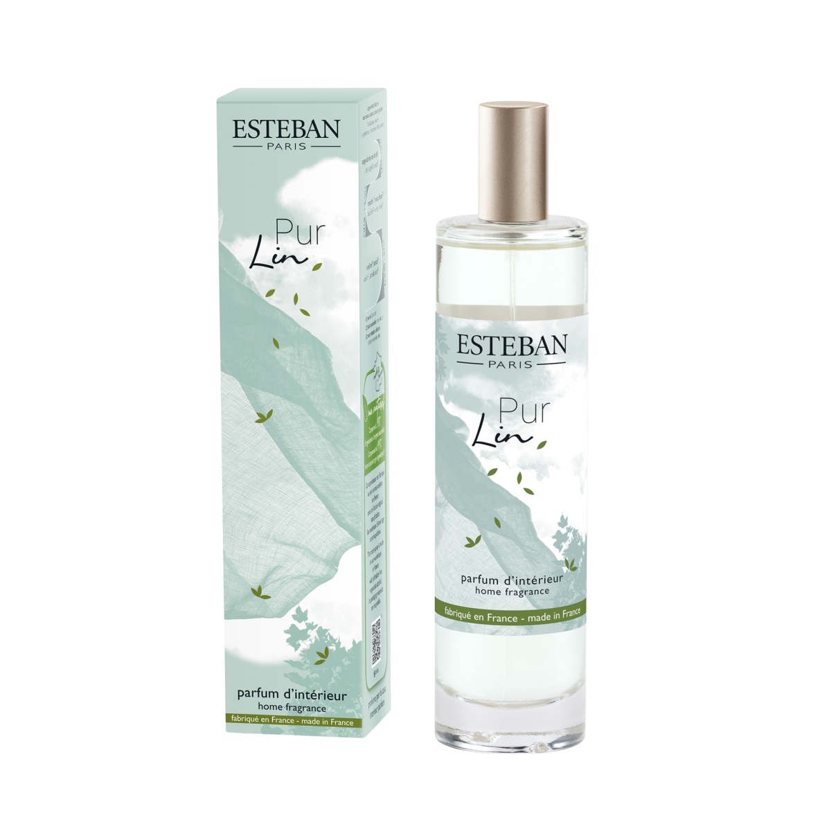 Vonné esence a osvěžovače - Interiérový sprej ESTEBAN CLASSIC Pur Lin 75ml