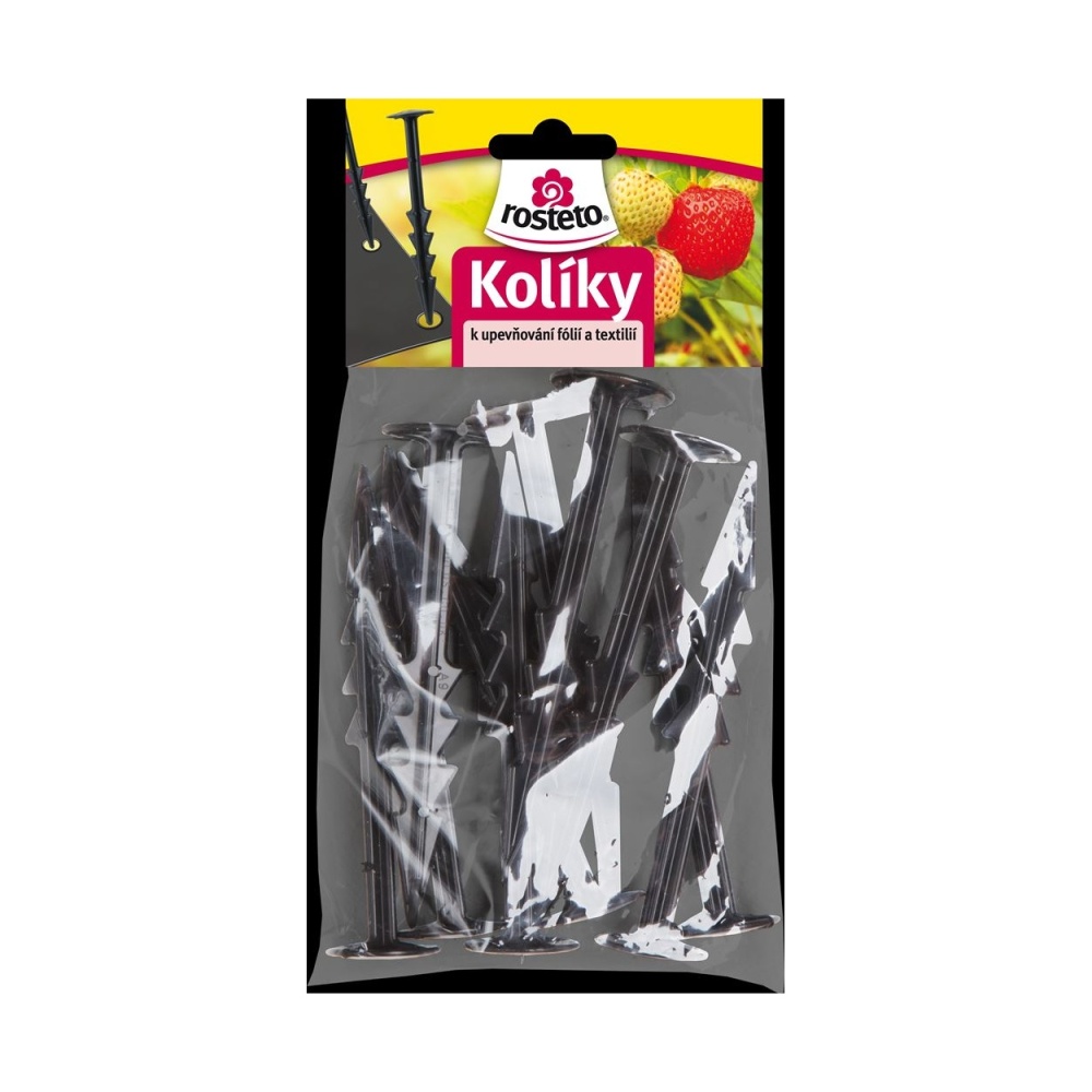 Fólie, textilie a plachty - Kolík k upěvnění fólie stromeček 19cm 10ks