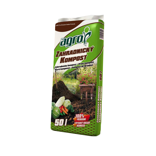 Substráty a mulče - Kompost zahradnický 50l