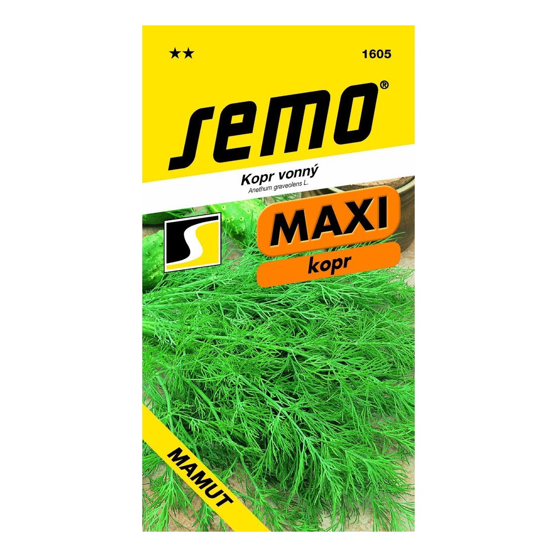 Osivo bylinek - Kopr Mamut MAXI