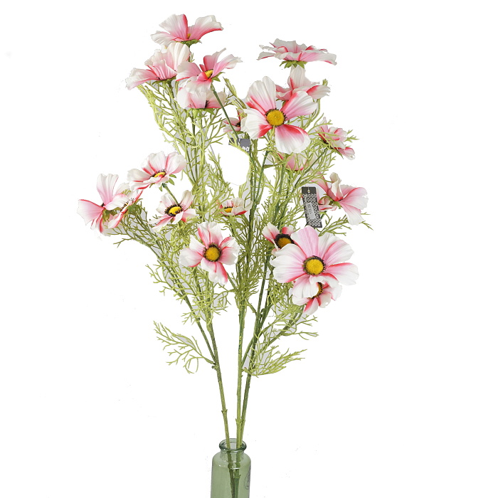Krásenka SUNFLOR řezaná umělá 88cm bílo-růžová-0