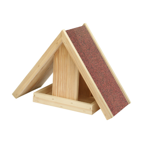 Krmítka, budky, domečky - Krmítko koliba dřevéné přírodní/hnědá 30cm