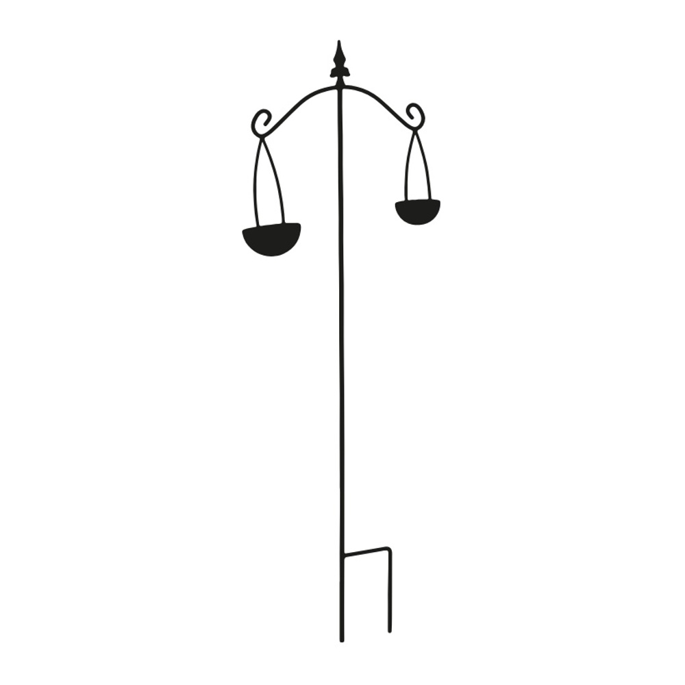 Opory VATAX - Krmítko/pítko váhy VAZUL kovové černé 163cm