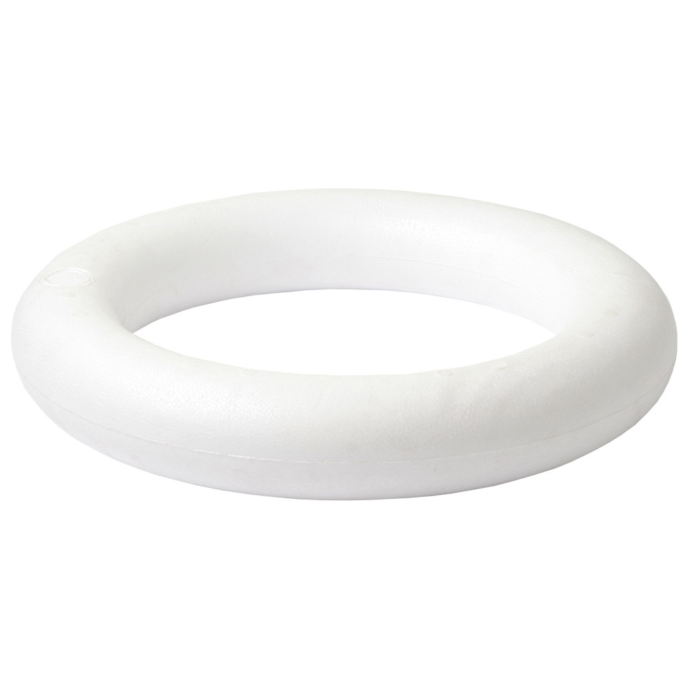 Podklady, aranžérské hmoty - Kroužek polystyren průměr 20cm