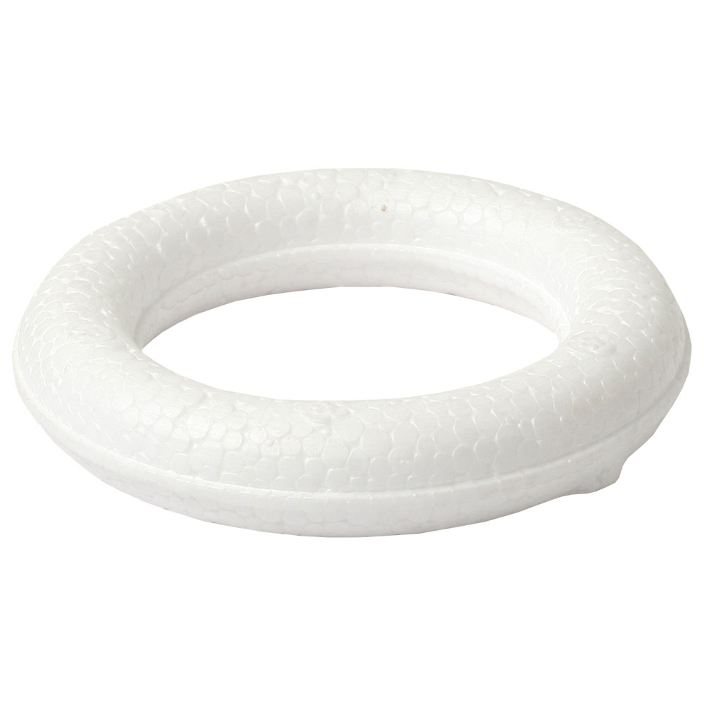 Podklady, aranžérské hmoty - Kroužek polystyren průměr 25cm