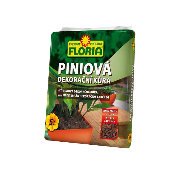 Substráty a mulče - Kůra piniová jemná FLORIA 5l