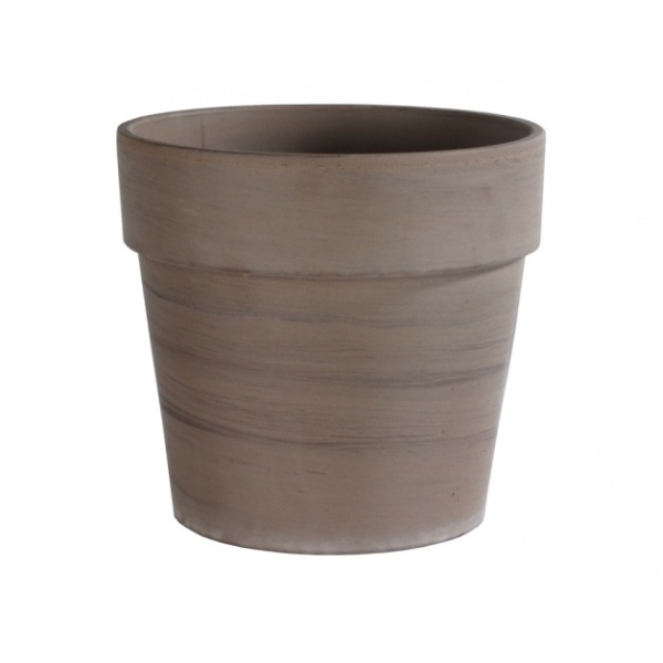Květináče - Květináč CALIMA keramický čedičový 22cm