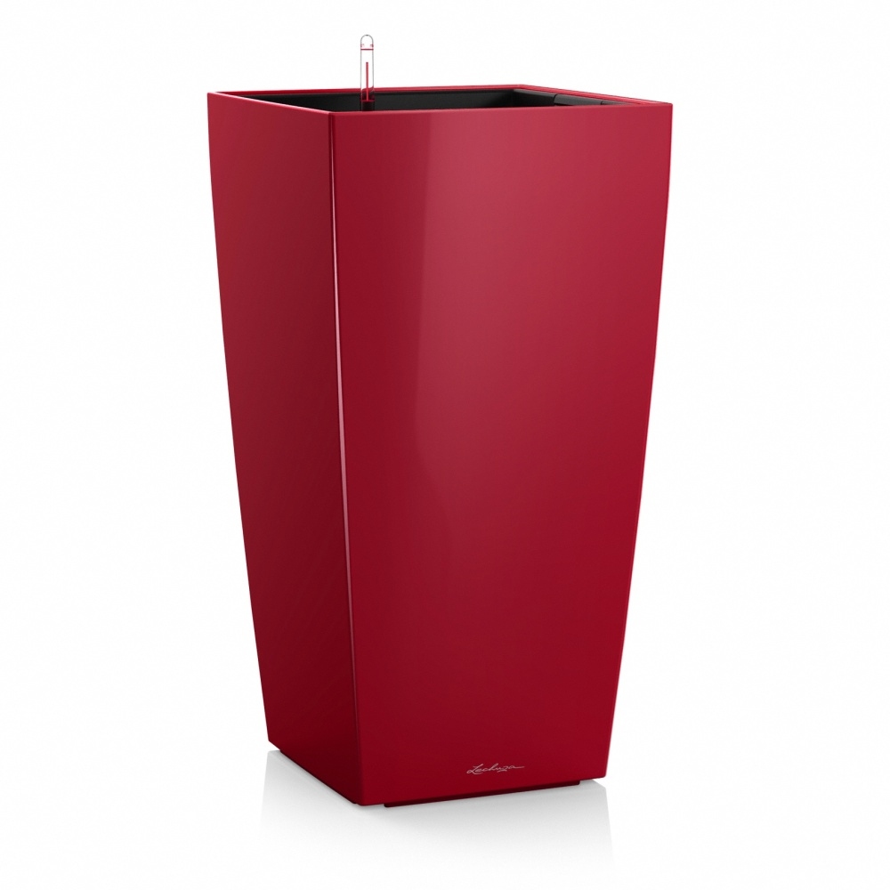 Květináče - Květináč CUBICO komplet set 30cm červená