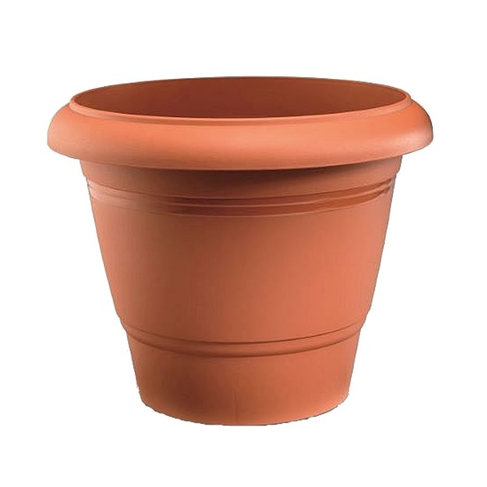 Květináče - Květináč plastový FESTONE terakotový 24cm