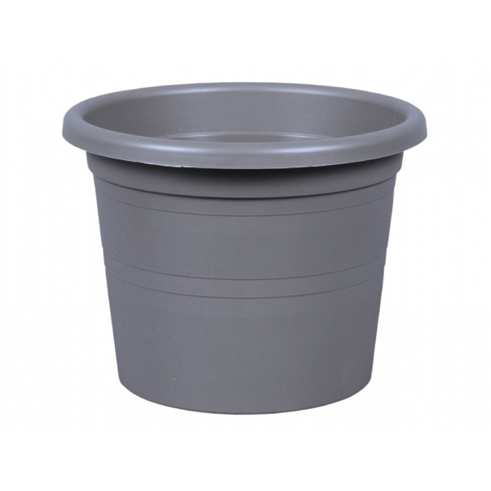 Květináče - Květináč plastový SAKURA MODERN matný šedý 18cm