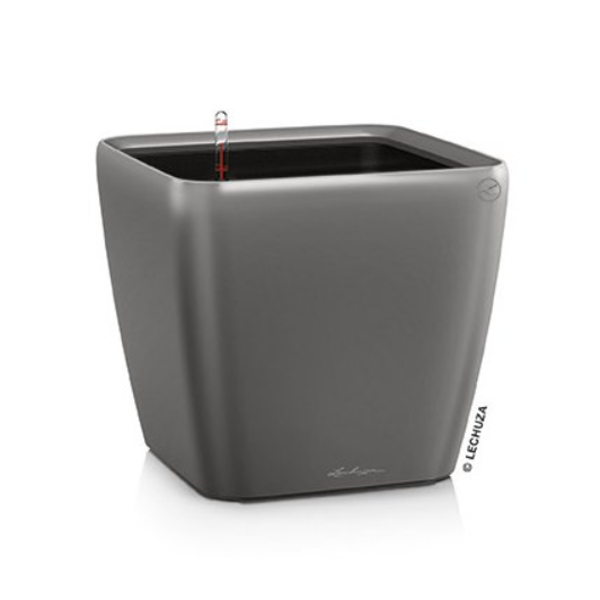 Květináče - Květináč QUADRO LS komplet set 21cm antracit