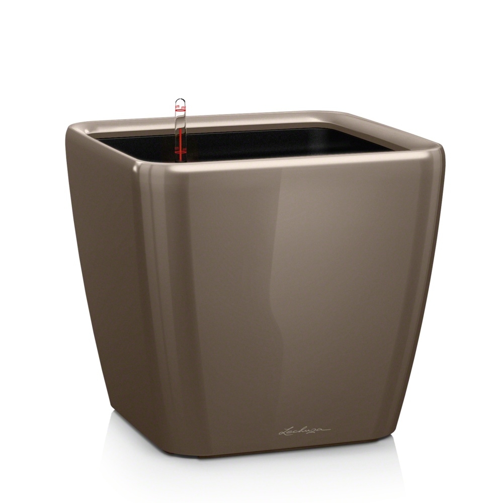 Květináče - Květináč QUADRO LS komplet set 28cm taupe