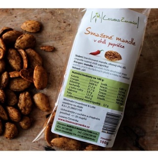 Sušené ovoce a plody - Mandle v chilli 100g