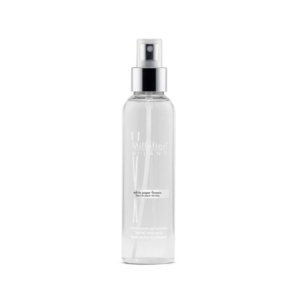 Vonné spreje Millefiori Milano - Millefiori Sprej home NATURAL White Paper Flowers 150ml