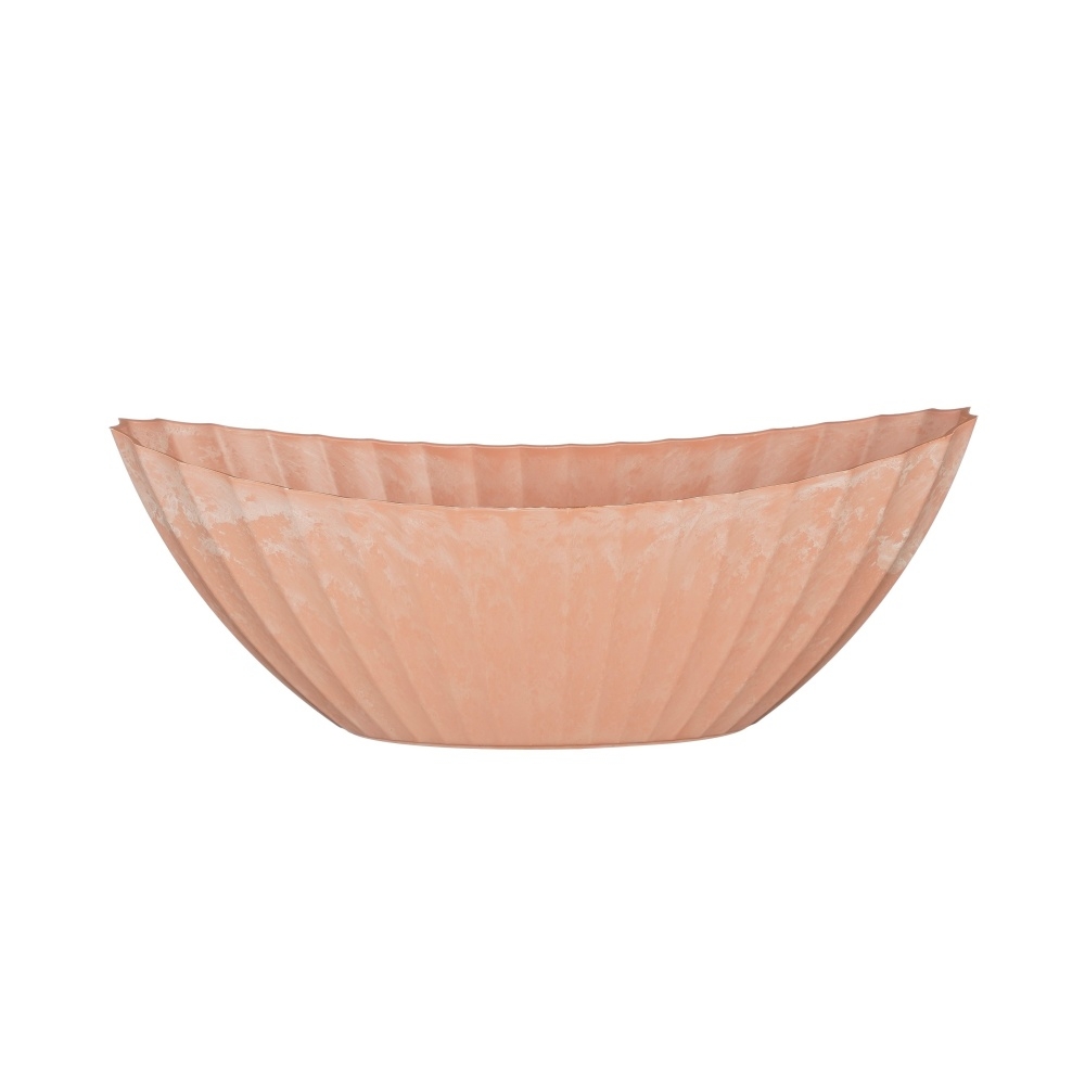 Plastové obaly - Miska loď plastová sv.růžová 36cm