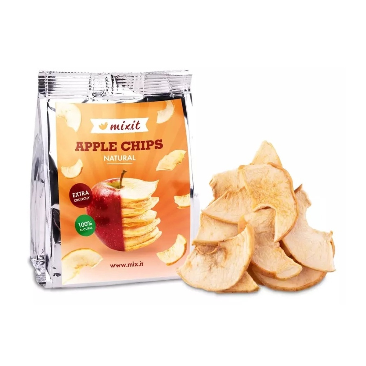 Mixit - Mixit Chipsy jablečné do kapsy 25g