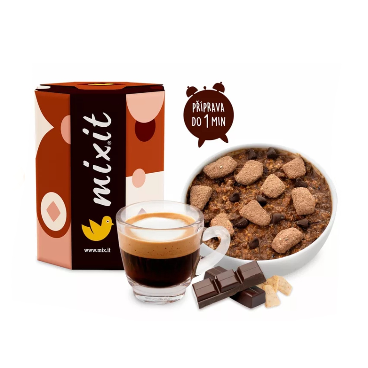 Mixit - Mixit minutová ovesná kaše Tiramisu 350g