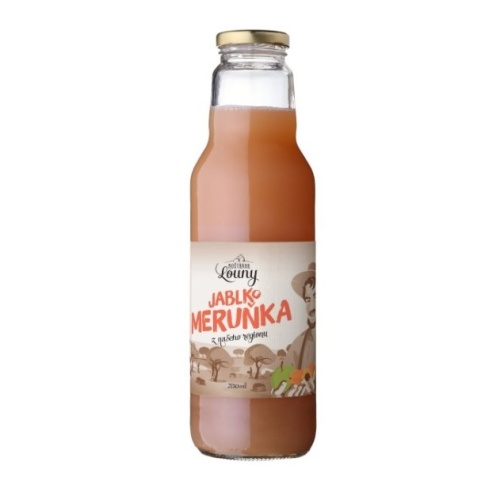 Sirupy, koncentráty, mošty - Mošt jablko-meruňka 750ml
